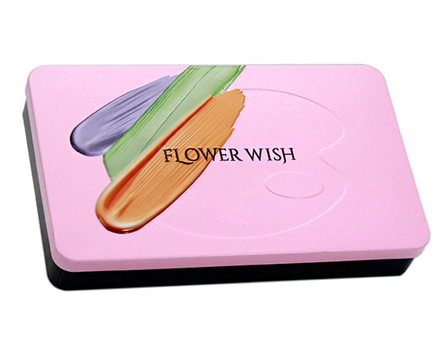 粉色方形禮品鐵盒包裝 粉色方形禮品鐵盒包裝